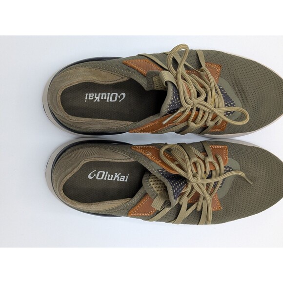 Olukai Mio Li Hunter Green Lava Rock Lightweight Shoes Sneakers Mens Size 10 US main image 6